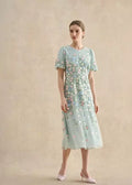 Audra Embroidered Dress