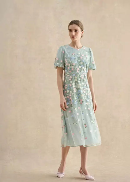 Christie Floral Broderie Dress