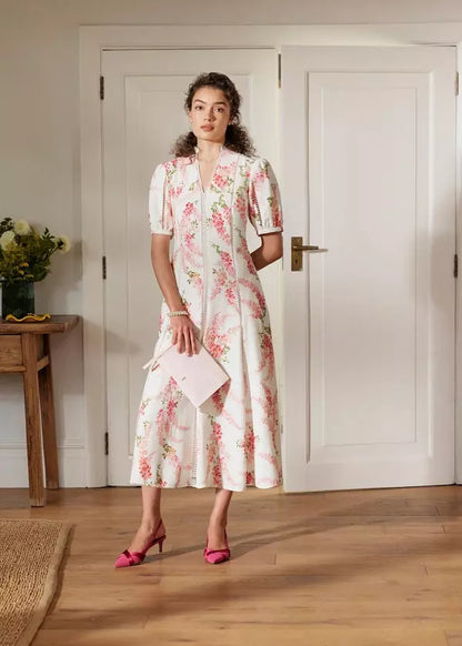 Christie Floral Broderie Dress